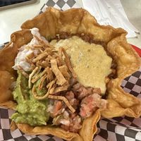 Taco bowl #Veganuary at Vegan Junk Food in Portland