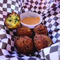 Hush Puppies at Vegan Junk Food in Portland