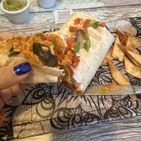 Vegan burrito  at La Casita Mexicana in Fuengirola