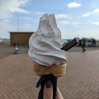 Vegan whippy at Ice Cafe in Brighton