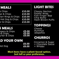 Spring 2024 Food menu at Ice Cafe in Brighton