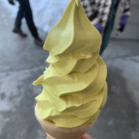 Golden milk soft serve   at Offbeat Creemee in Essex Junction