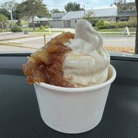 Cider donut sundae!  at Offbeat Creemee in Essex Junction