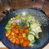 Crispy tofu bowl  at Cactus Club Cafe in Vancouver