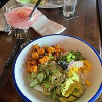 Crispy tofu bowl  at Cactus Club Cafe in Vancouver