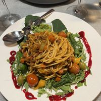 Pasta girasol (loved it)  at Casito Mediterraneo in Gran Canaria