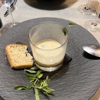 Thai soup (nearly all eaten before I thought to take a photo). Had three slices of bread too I think  My favourite dish.   at Casito Mediterraneo in Gran Canaria