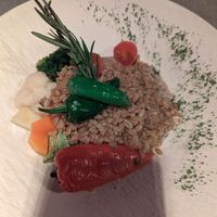 Risotto with vegetables at Casito Mediterraneo in Gran Canaria