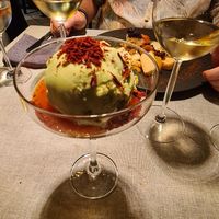 Avocado Icecream at Casito Mediterraneo in Gran Canaria