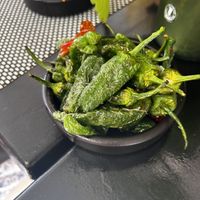 Padron peppers  at Casito Mediterraneo in Gran Canaria