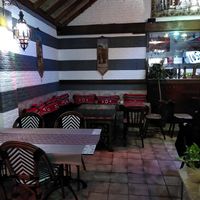 Quite cosy interior for a temporary location at Sha'aam in Valkenburg