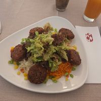 Käferbohnen Falafel at Stiftskeller in Admont