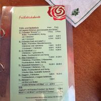 Breakfast options at Cafe Rosenduft in Berlin