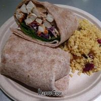 PB&G on a whole wheat wrap! at Grins in Nashville