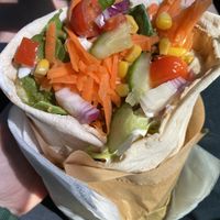 Falafel flatbread wrap  at Cabana - Food Stand in Westward Ho