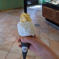 Non-dairy coconut gelato at Anita Gelato - Old San Juan in San Juan