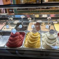 Some of the flavors(vegan and non vegan) at Anita Gelato - Old San Juan in San Juan