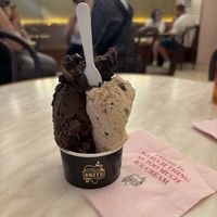 chocolate cookie and banana date  at Anita Gelato - Old San Juan in San Juan