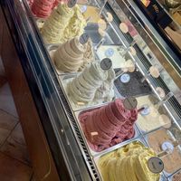 All of the green dots say “vegan”!   at Anita Gelato - Old San Juan in San Juan