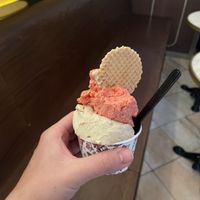 Banana + Date and Strawberry!  at Anita Gelato - Old San Juan in San Juan