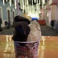 Dark chocolate and Tropical  at Anita Gelato - Old San Juan in San Juan