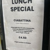 Lunch special  at Slow Rise Pizza in Lincoln