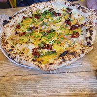 The Smokey (vegan) at Slow Rise Pizza in Lincoln