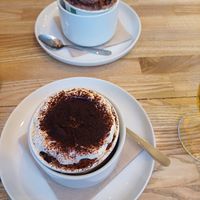 The Mocha and Classic tiramisus. Just the best. at Slow Rise Pizza in Lincoln