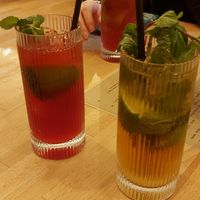 Blood orange and spiced apple mojitos at Slow Rise Pizza in Lincoln
