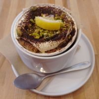 Lemoncello Tiramisu at Slow Rise Pizza in Lincoln