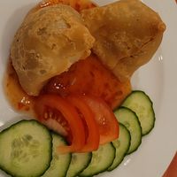 Samosas at Maharadscha in Schweinfurt