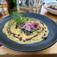 Vegan miso soup  at Grajska Plaža in Bled