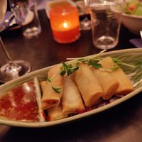 Spring rolls at Waan Thai in Stockholm