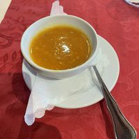 Vegan soup in set lunch  at Gorkha in Hannover