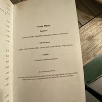 Menu  at Shakshuka Restaurant and Bar in The Hague