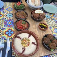 Mini mezze   at Shakshuka Restaurant and Bar in The Hague