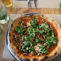La vegana pizza   at Pizzeria Scaligeri in Sirmione