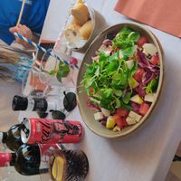 Salad romeo and Juliet at Pizzeria Scaligeri in Sirmione