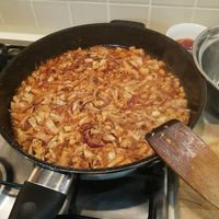 Pulled jackfruit in cider at Our Lizzy Cookery Courses in Malvern