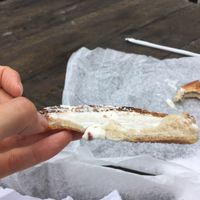 hollowest and thinnest bagels i’ve ever seen! at Monticello Bagel Bakery in Monticello