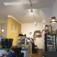 Interior at PUCK specialty coffee in Nijmegen