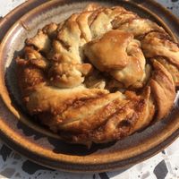 Kardamom bun  at PUCK specialty coffee in Nijmegen