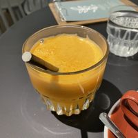 Orange, carrot and ginger juice   at PUCK specialty coffee in Nijmegen