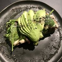 Avocado-miso toast  at PUCK specialty coffee in Nijmegen