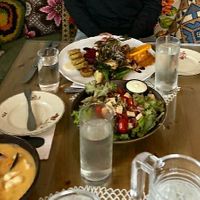 Vegan dish with free "side" salad at Bjargarsteinn Mathús in Grundarfjoerdjur