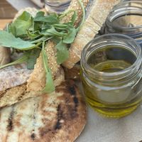 Bread plate  at Green Frog in Zakynthos