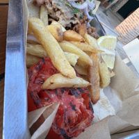 Gyros  at Green Frog in Zakynthos