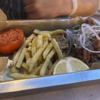 Vegan gyros   at Green Frog in Zakynthos