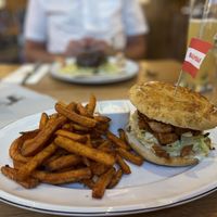 Zoete aardappel frietjes waren heerlijk   at Baumbar in Kaprun