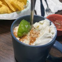 esquite  at Taqueria La Patrona in Virginia Beach